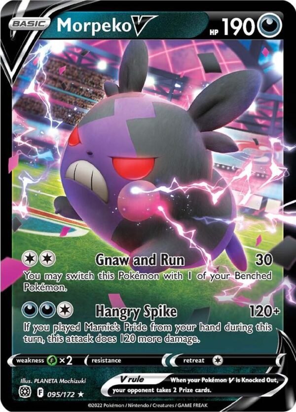 Morpeko V 095/172 Holofoil SWSH09: Brilliant Stars