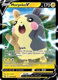 Morpeko V | SWSH056 | Holofoil | SWSH: Sword & Shield Promo Cards
