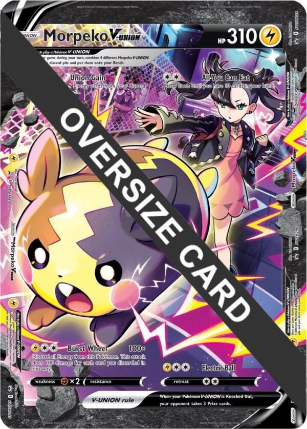 Morpeko V-Union (SWSH287-290) SWSH290 Holofoil Jumbo Cards