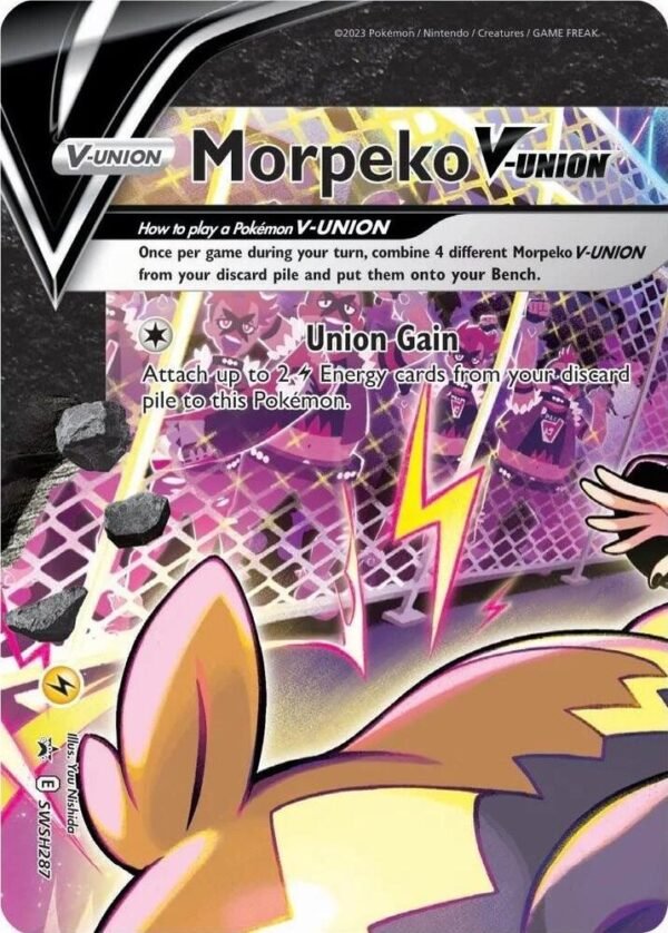 Morpeko V-Union SWSH287 Holofoil SWSH: Sword & Shield Promo Cards