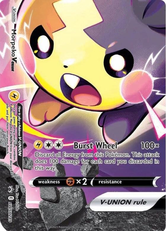 Morpeko V-Union SWSH289 Holofoil SWSH: Sword & Shield Promo Cards