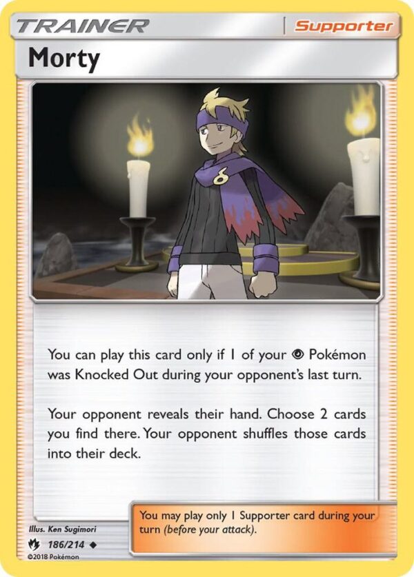Morty 186/214 Normal SM – Lost Thunder Morty 186/214 Normal SM – Lost Thunder
