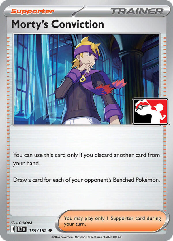 Morty’s Conviction 155/162 Normal Prize Pack Series Cards