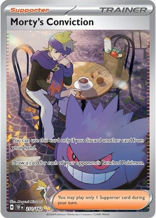 Morty’s Conviction 211/162 Holofoil SV05: Temporal Forces