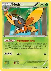 Mothim | 4/124 | Normal | XY - Fates Collide