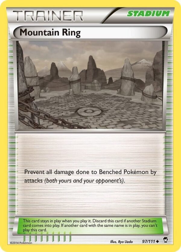 Mountain Ring 97/111 Reverse Holofoil XY – Furious Fists