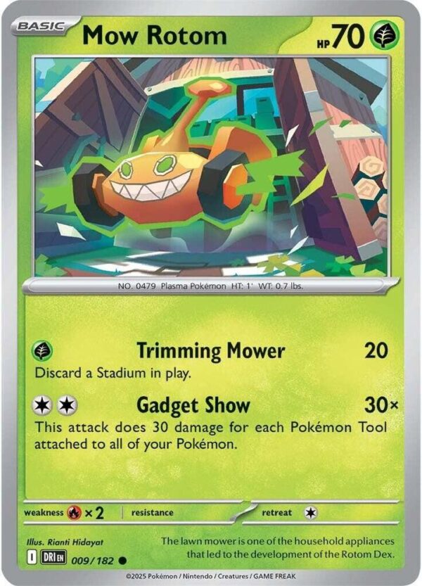 Mow Rotom 009/182 Normal SV10: Destined Rivals Mow Rotom 009/182 Normal SV10: Destined Rivals