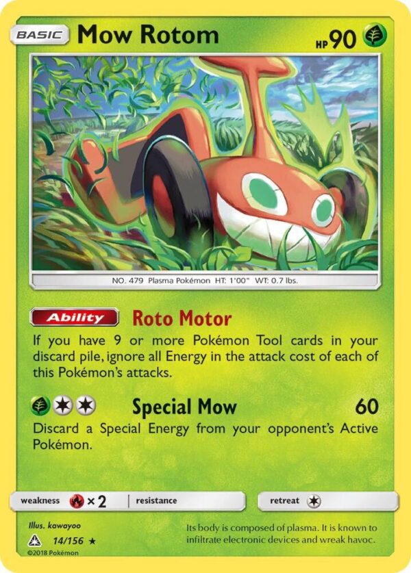 Mow Rotom 14/156 Reverse Holofoil SM – Ultra Prism