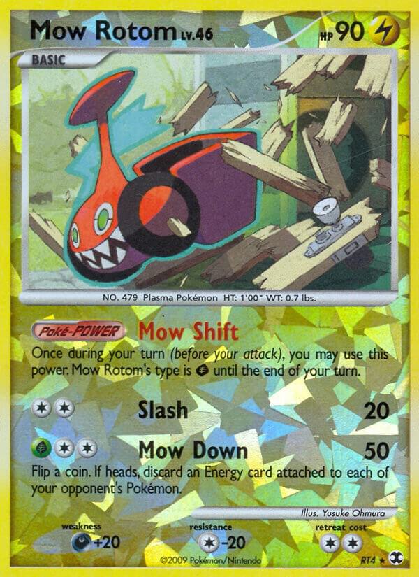 Mow Rotom RT4 Reverse Holofoil Rising Rivals