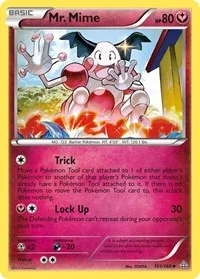 Mr. Mime | 101/160 | Reverse Holofoil | XY - Primal Clash