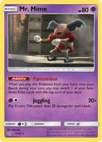 Mr. Mime | 11/18 | Holofoil | Detective Pikachu