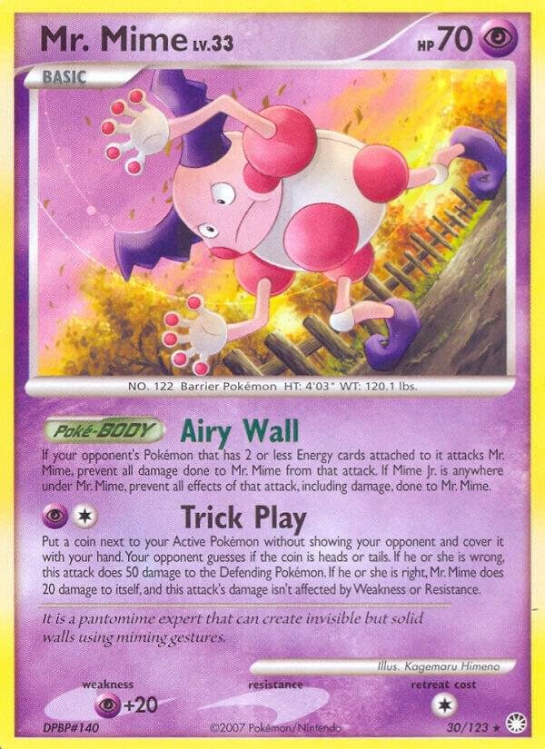 Mr. Mime 30/123 Reverse Holofoil Mysterious Treasures