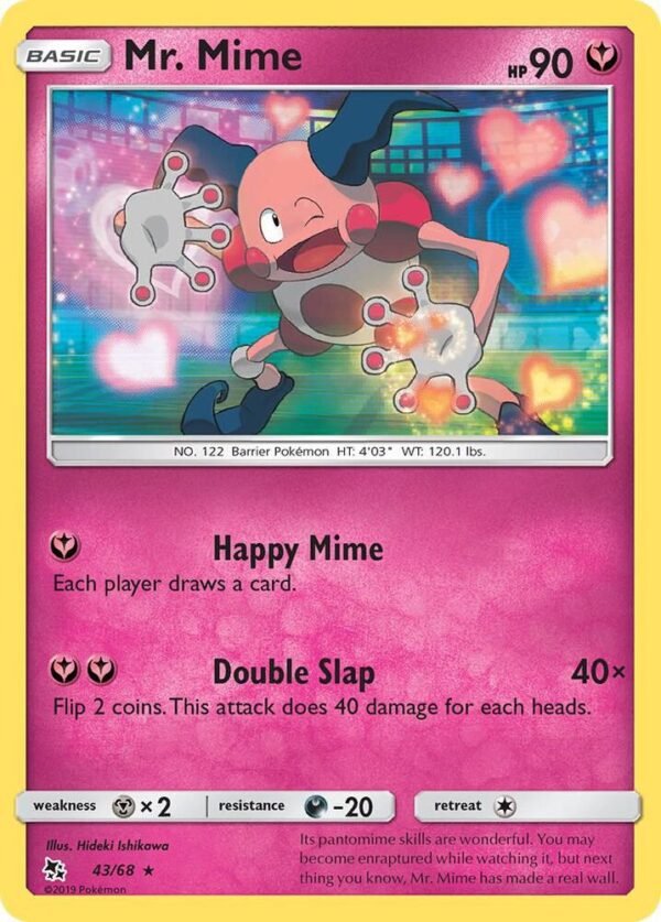 Mr. Mime 43/68 Normal Hidden Fates
