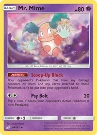 Mr. Mime | 66/181 | Reverse Holofoil | SM - Team Up