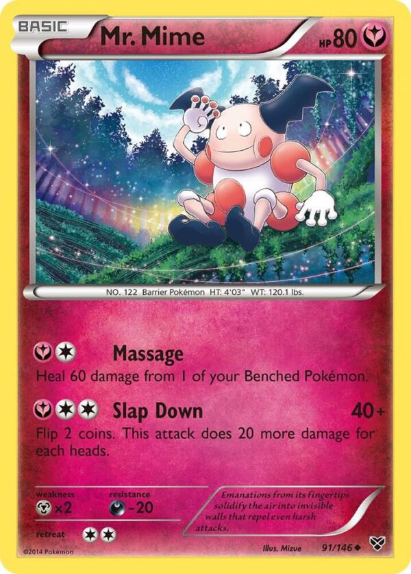 Mr. Mime 91/146 Normal XY Base Set