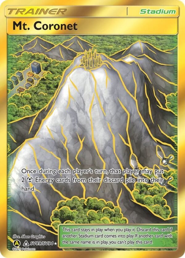 Mt. Coronet SV89/SV94 Holofoil Hidden Fates: Shiny Vault Mt. Coronet SV89/SV94 Holofoil Hidden Fates: Shiny Vault