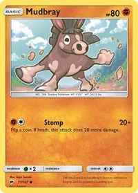 Mudbray | 77/147 | Reverse Holofoil | SM - Burning Shadows