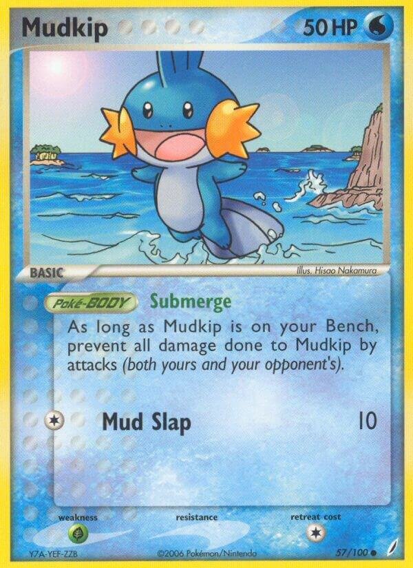 Mudkip 057/100 Reverse Holofoil Crystal Guardians