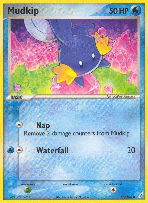 Mudkip 058/100 Reverse Holofoil Crystal Guardians