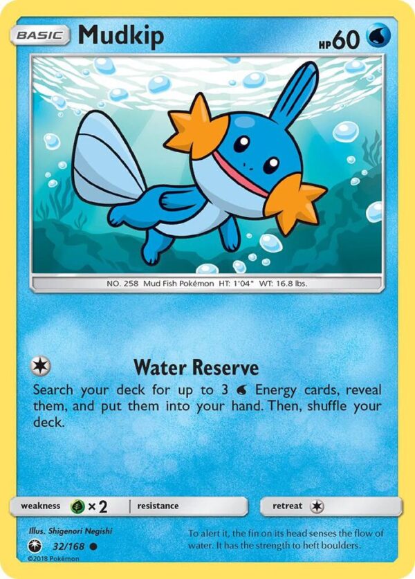Mudkip (32) 32/168 Normal SM – Celestial Storm