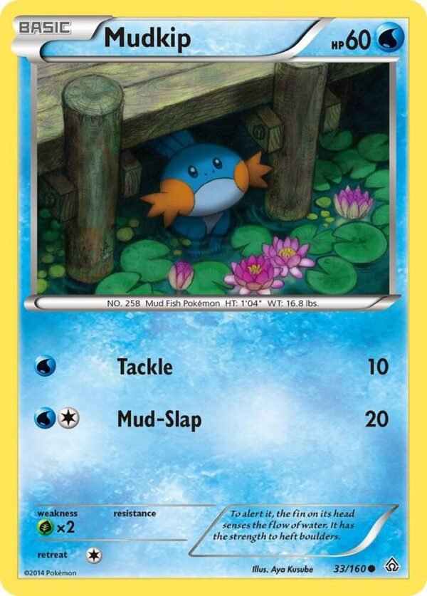 Mudkip 33/160 Reverse Holofoil XY – Primal Clash