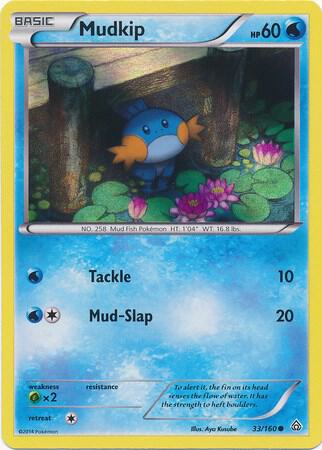 Mudkip 33/160 (Sheen Holo) 033/160 Holofoil Miscellaneous Cards & Products Mudkip 33/160 (Sheen Holo) 033/160 Holofoil Miscellaneous Cards & Products