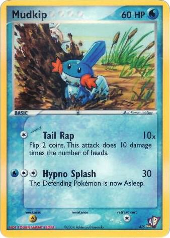 Mudkip 4/5 004/005 Normal Kids WB Promos Mudkip 4/5 004/005 Normal Kids WB Promos