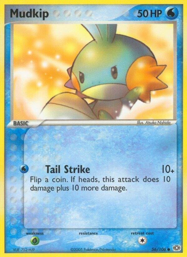 Mudkip 56/106 Reverse Holofoil Emerald