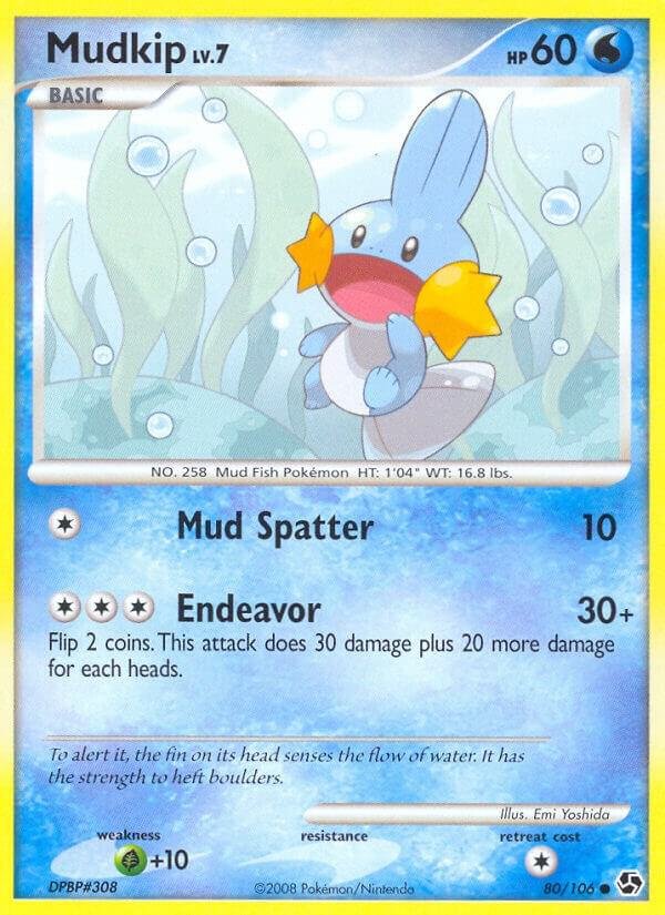Mudkip 80/106 Normal Great Encounters Mudkip 80/106 Normal Great Encounters