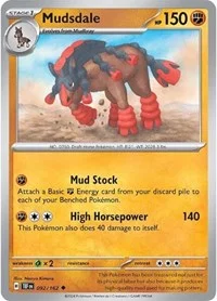 Mudsdale | 092/162 | Reverse Holofoil | SV05: Temporal Forces Mudsdale | 092/162 | Reverse Holofoil | SV05: Temporal Forces