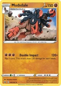 Mudsdale | 106/202 | Reverse Holofoil | SWSH01: Sword & Shield Base Set