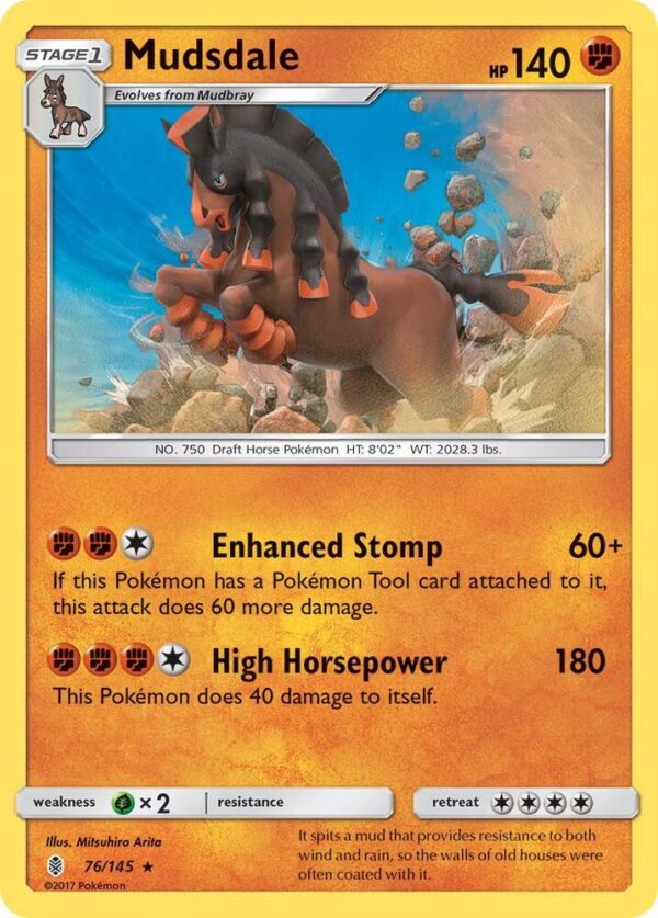 Mudsdale 76/145 Holofoil SM – Guardians Rising