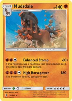 Mudsdale 76/145 (Prerelease Kit Exclusive) 076/145 Normal Deck Exclusives