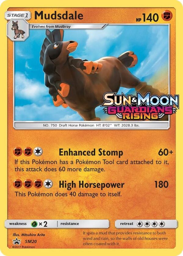 Mudsdale SM20 (Prerelease) Holofoil SM Promos