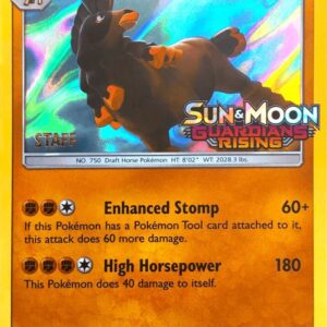 Mudsdale SM20 (Prerelease) [Staff] Holofoil SM Promos