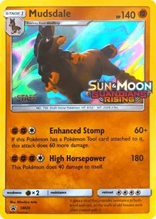 Mudsdale | SM20 (Prerelease) [Staff] | Holofoil | SM Promos