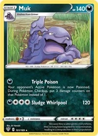 Muk | 101/189 | Reverse Holofoil | SWSH03: Darkness Ablaze