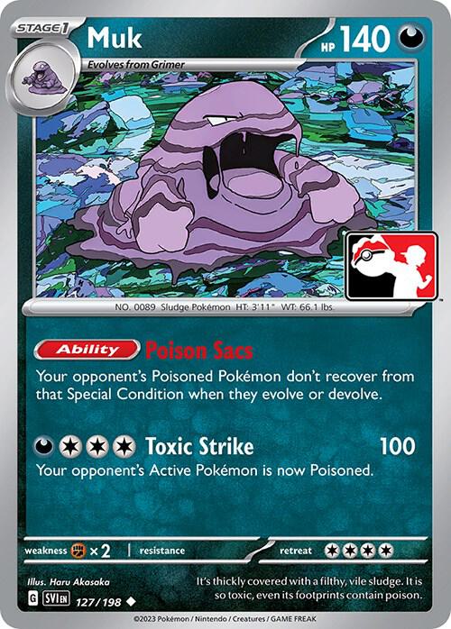 Muk 127/198 Normal Prize Pack Series Cards