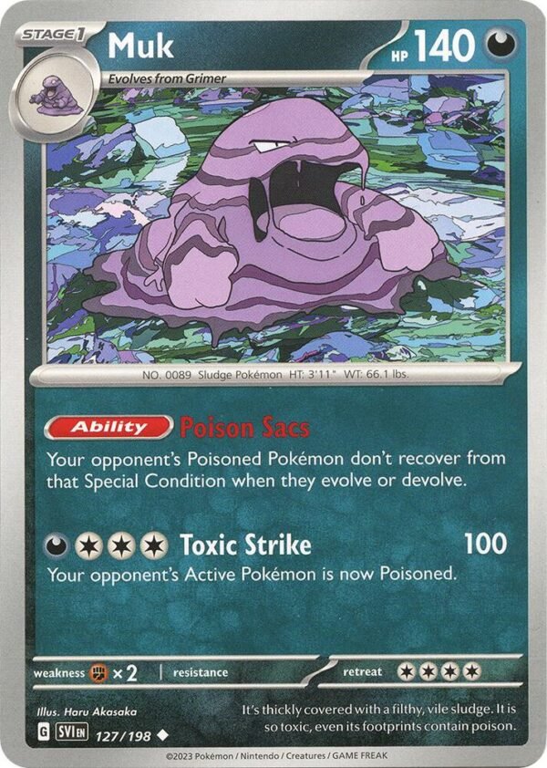 Muk 127/198 Normal SV01: Scarlet & Violet Base Set
