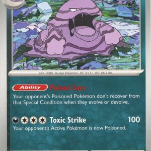Muk 127/198 Reverse Holofoil SV01: Scarlet & Violet Base Set