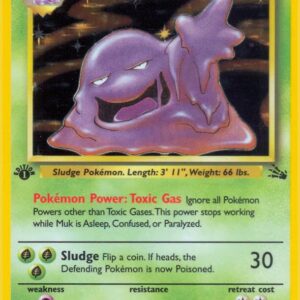 Muk (13) 13/62 1st Edition Holofoil Fossil