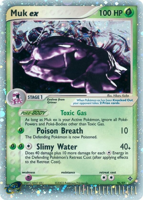 Muk ex 96/97 Holofoil Dragon