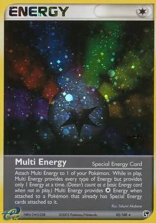 Multi Energy (Special) 93/100 (League Promo) 093/100 Holofoil League & Championship Cards