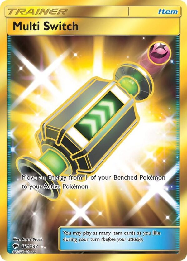 Multi Switch (Secret) 164/147 Holofoil SM – Burning Shadows Multi Switch (Secret) 164/147 Holofoil SM – Burning Shadows
