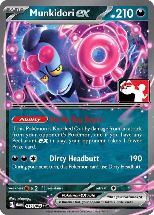 Munkidori ex 037/064 Holofoil Prize Pack Series Cards
