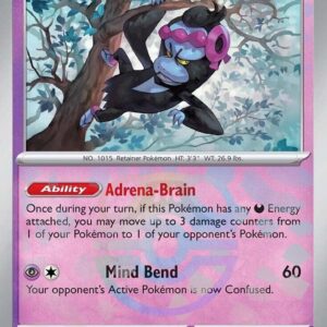 Munkidori (Master Ball Pattern) 044/131 Holofoil SV: Prismatic Evolutions Munkidori (Master Ball Pattern) 044/131 Holofoil SV: Prismatic Evolutions