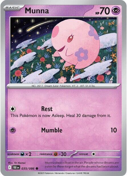 Munna 035/086 Reverse Holofoil SV: Black Bolt Munna 035/086 Reverse Holofoil SV: Black Bolt