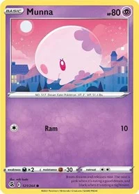 Munna | 121/264 | Reverse Holofoil | SWSH08: Fusion Strike