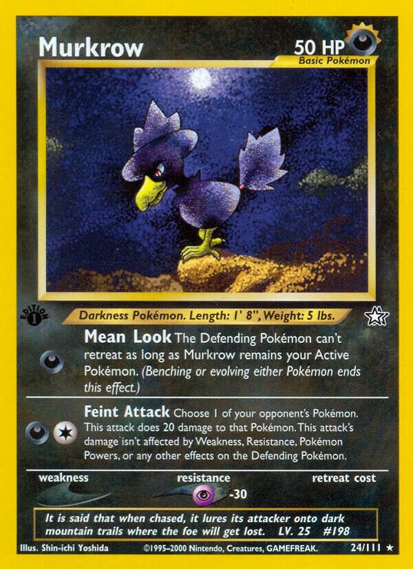 Murkrow 024/111 Unlimited Neo Genesis