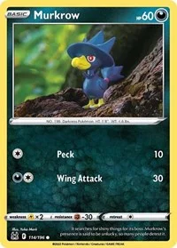 Murkrow | 114/196 | Normal | SWSH11: Lost Origin